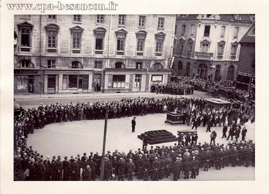 BESANÇON - Obsèques du maire de Besançon Charles Siffert (1876-1939)
